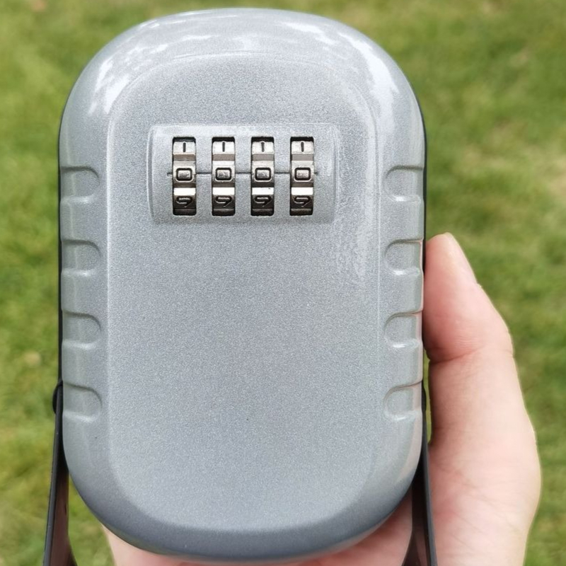 Home Security Key Box - صندوق مفاتيح معدني مثبت على الحائط
