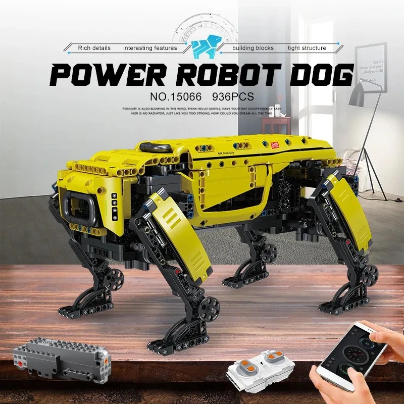 Home Security Robot Dog - مولد كينج 15066/15075 ألعاب روبوت تقنية