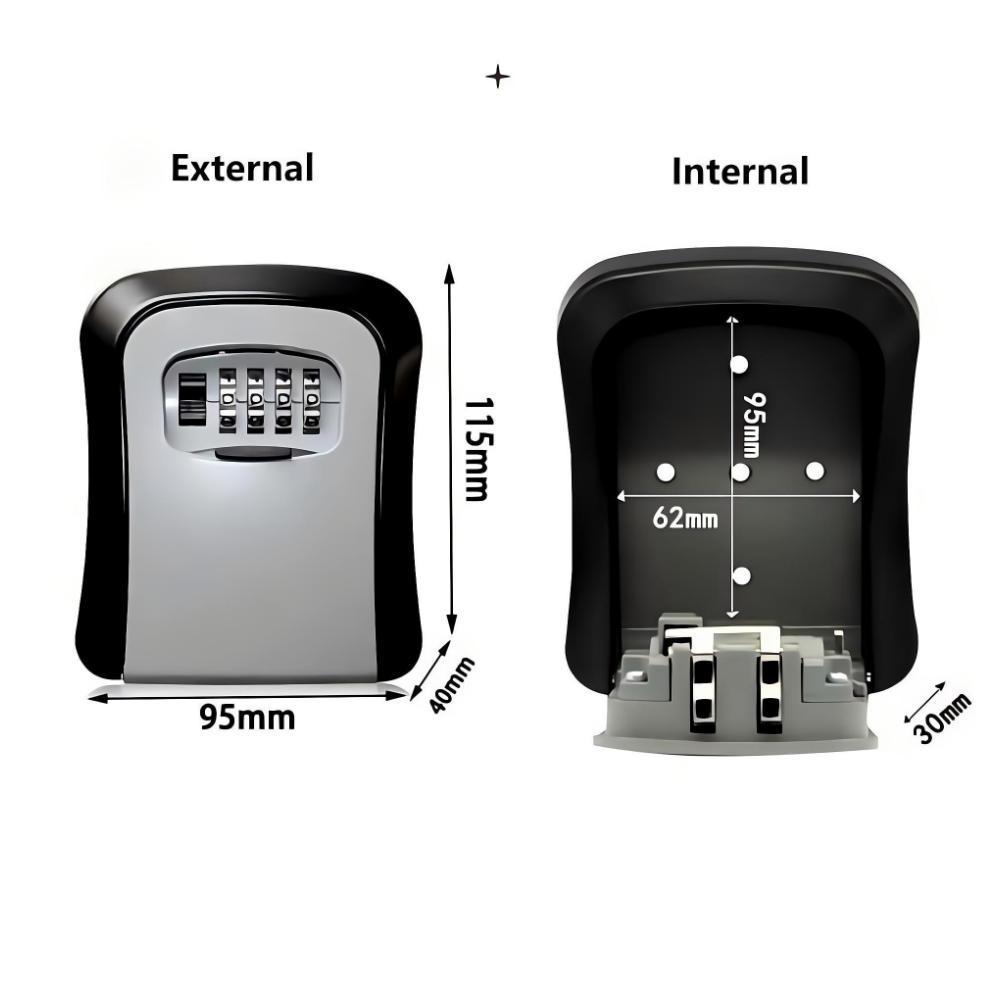Home Security Key Box - صندوق قفل مفاتيح يثبت على الحائط