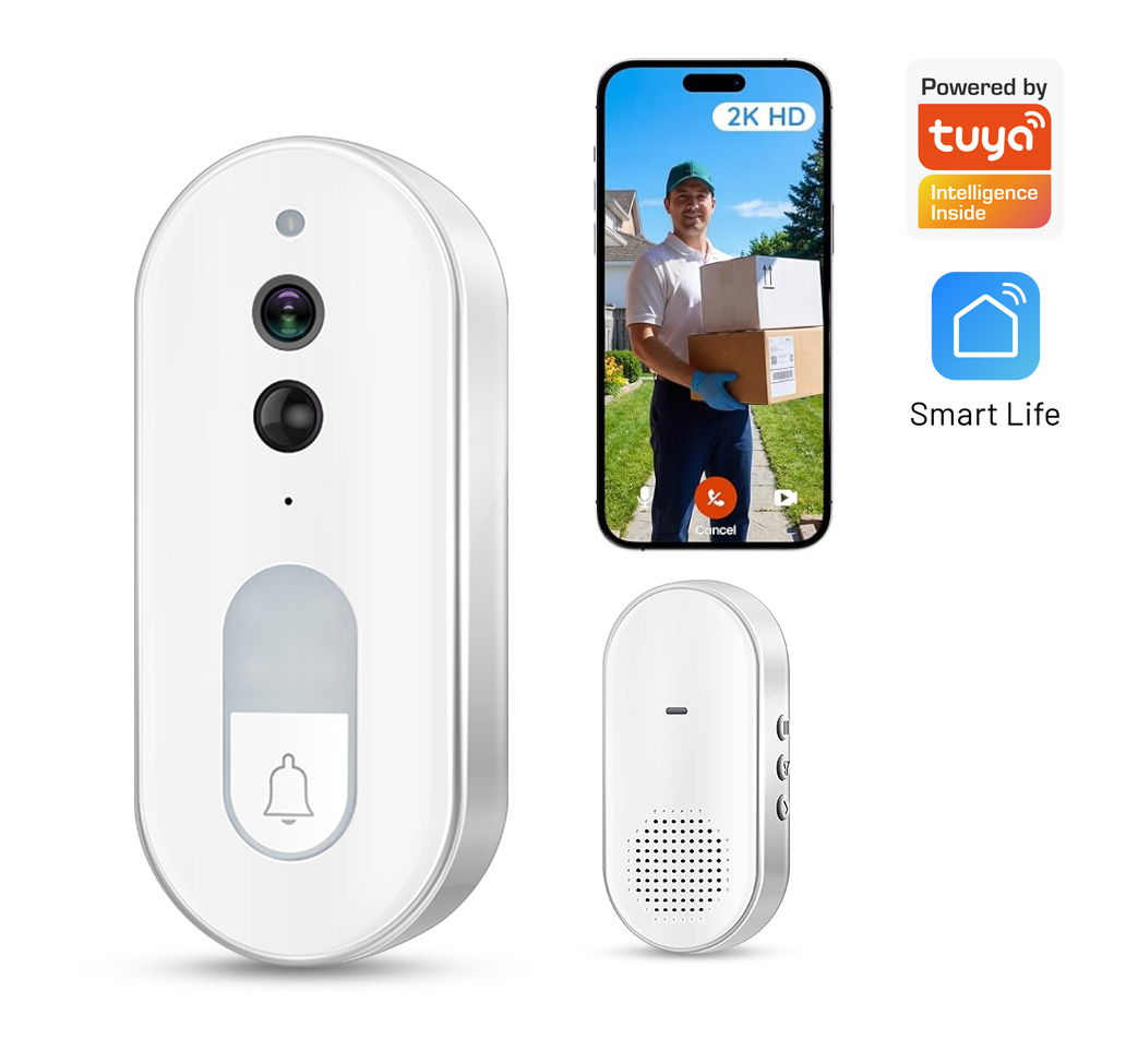 Home Security Front Door - جرس باب ذكي لاسلكي من تويا