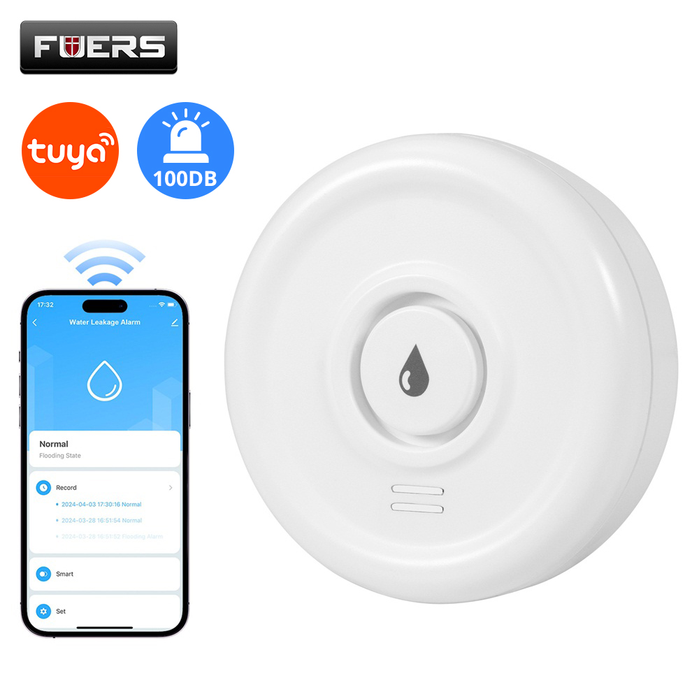 Home Security Network - Fuers كاشف تسرب المياه إنذار المنزل