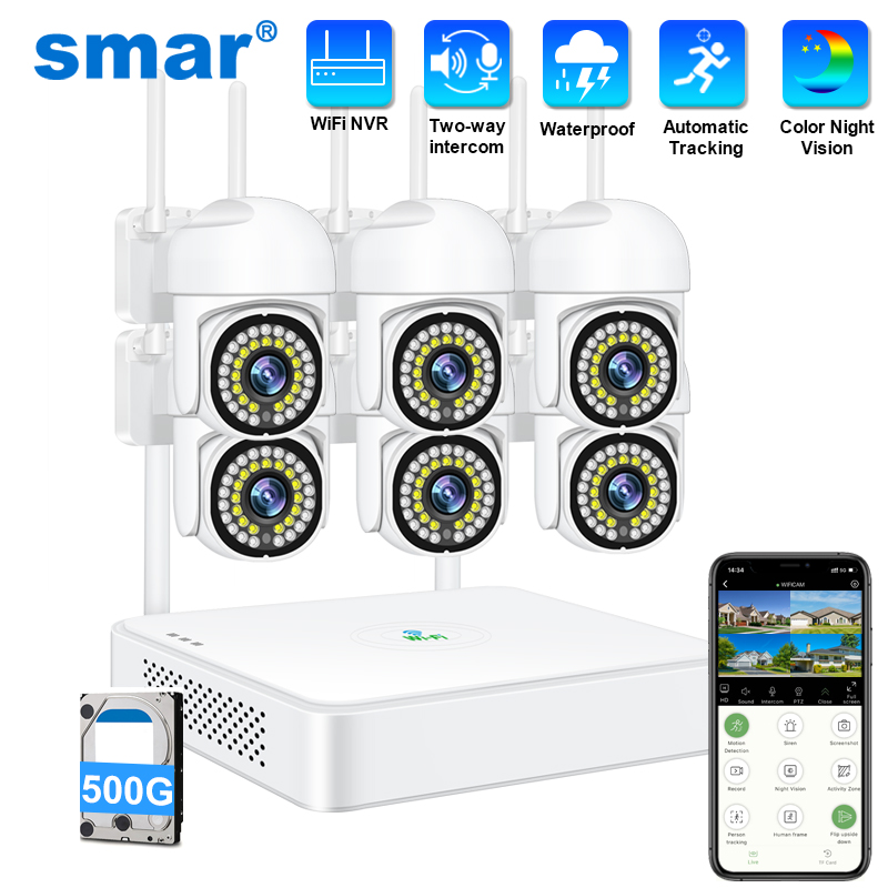 Home Security News - نظام كاميرا مراقبة لاسلكية سمارت بدقة