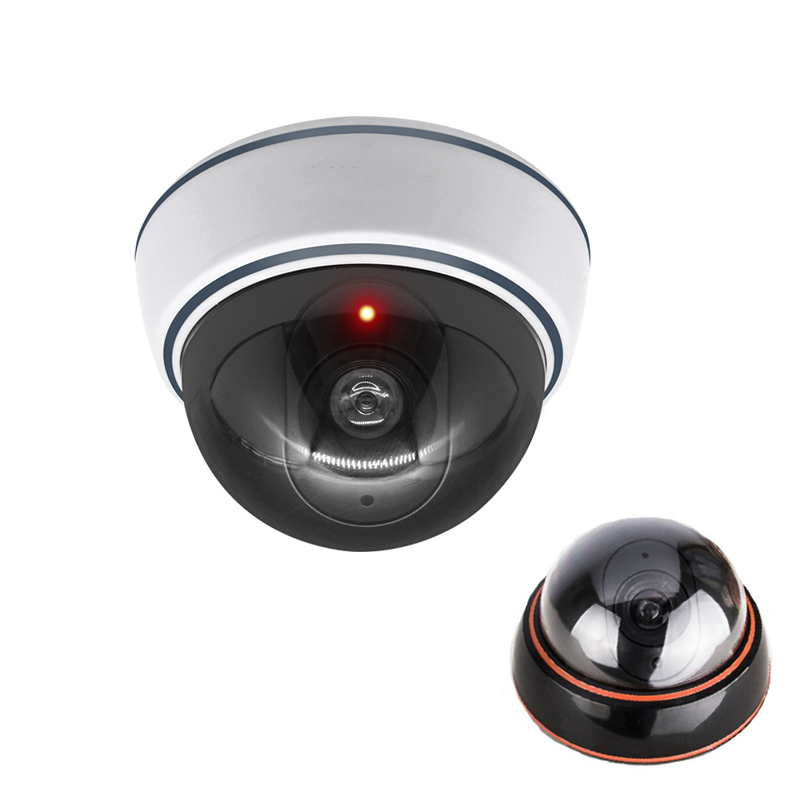 Home Security News - الإبداعية أسود/أبيض وهمية كاميرا بشكل قبة