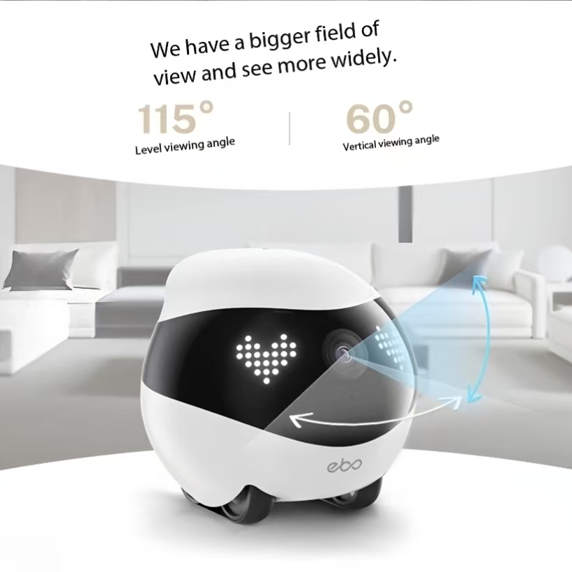 Enabot EBO AIR 2 رفيق روبوت 2K - مراجعة Home Security Robot Dog وسعره