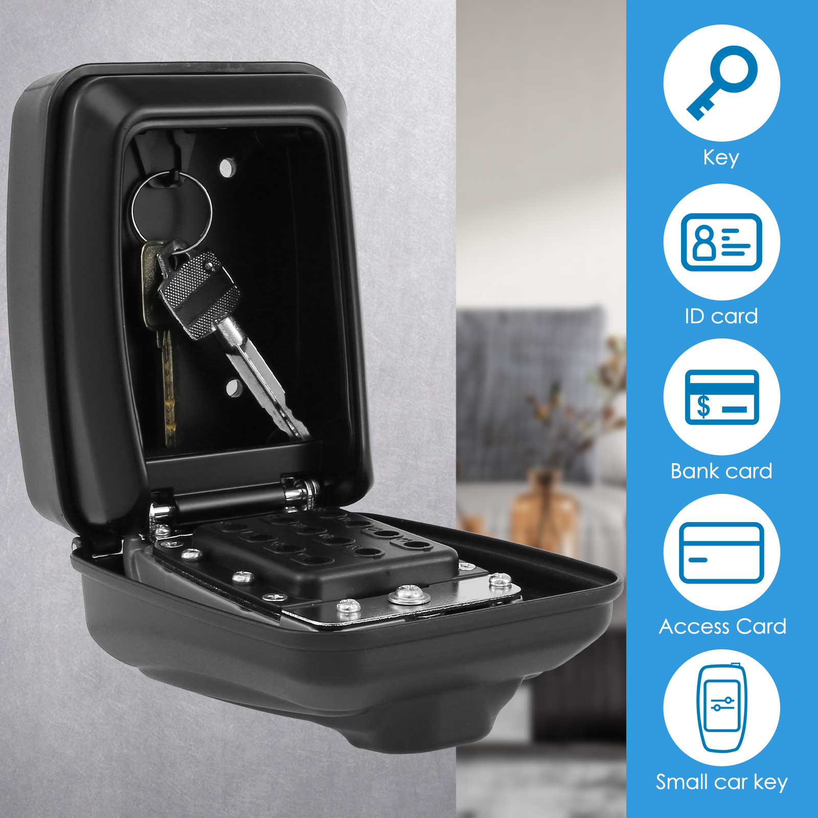 مفتاح اقفال الصناديق جدار جبل  - مراجعة Home Security News وسعره