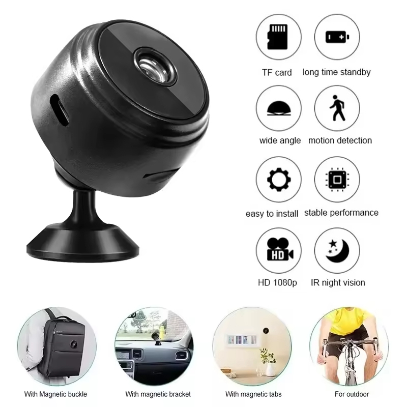 كاميرا أمان لاسلكية A9 ميني وا - مراجعة Home Security Camera Installation وسعره