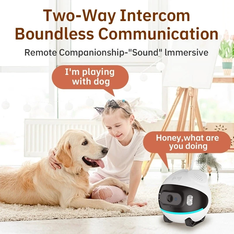كاميرا روبوت ذكية لرعاية الحيو - مراجعة Home Security Robot Dog وسعره