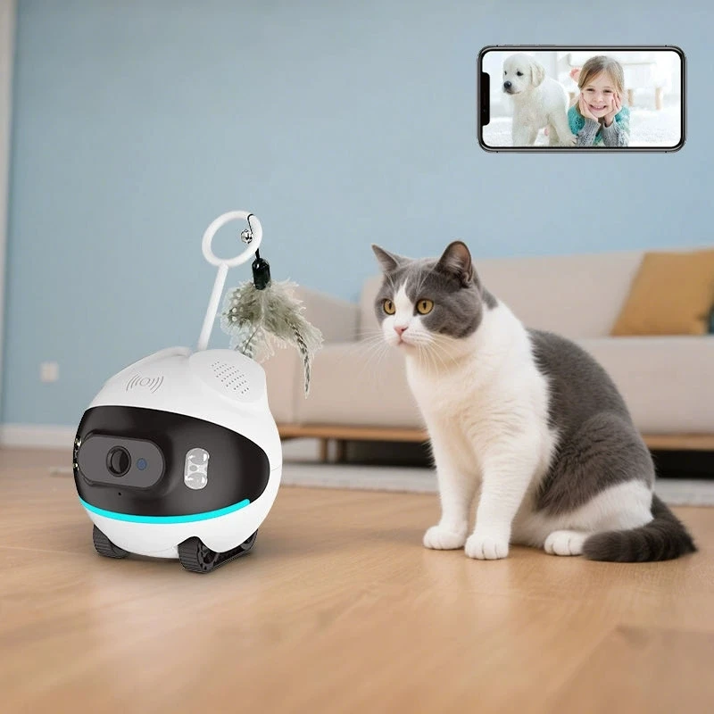 كاميرا روبوت ذكية لرعاية الحيو - مراجعة Home Security Robot Dog وسعره