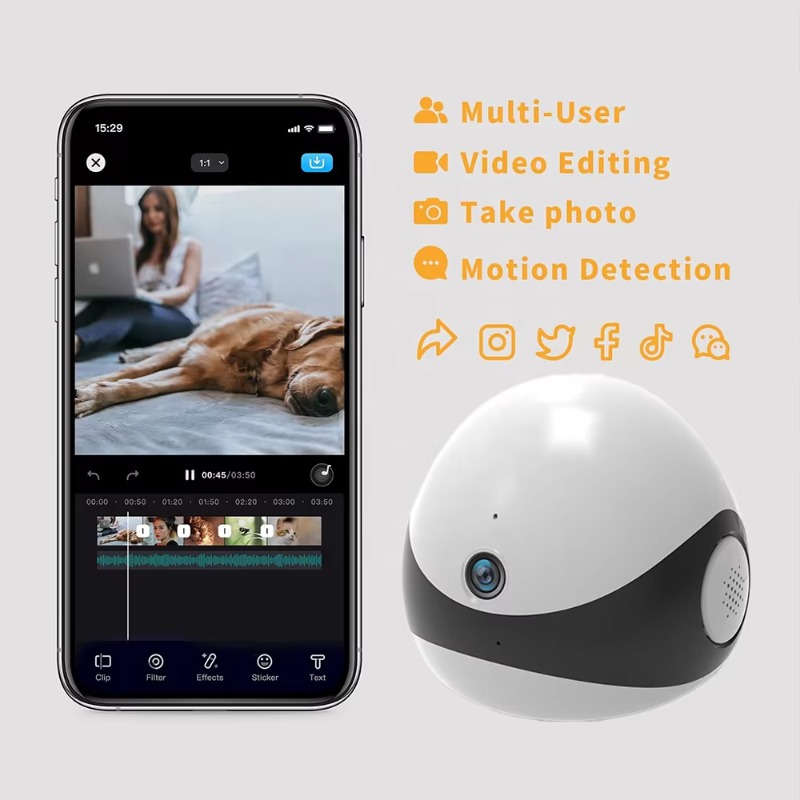 كاميرا روبوت لاسلكية عالية الد - مراجعة Home Security Robot Dog وسعره
