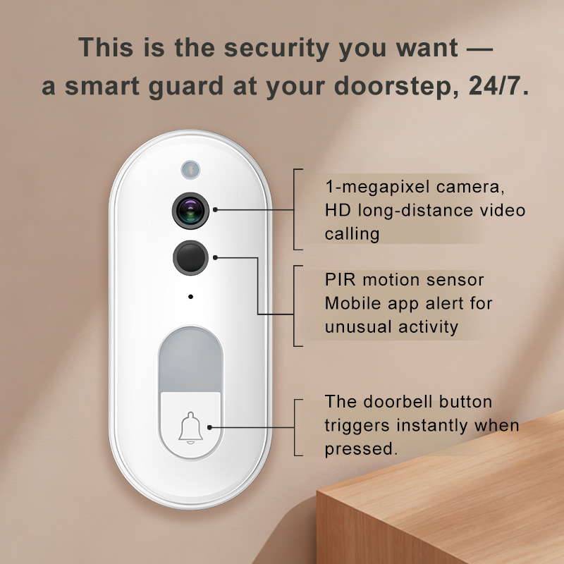 جرس باب ذكي لاسلكي من تويا مع  - مراجعة Home Security Front Door وسعره