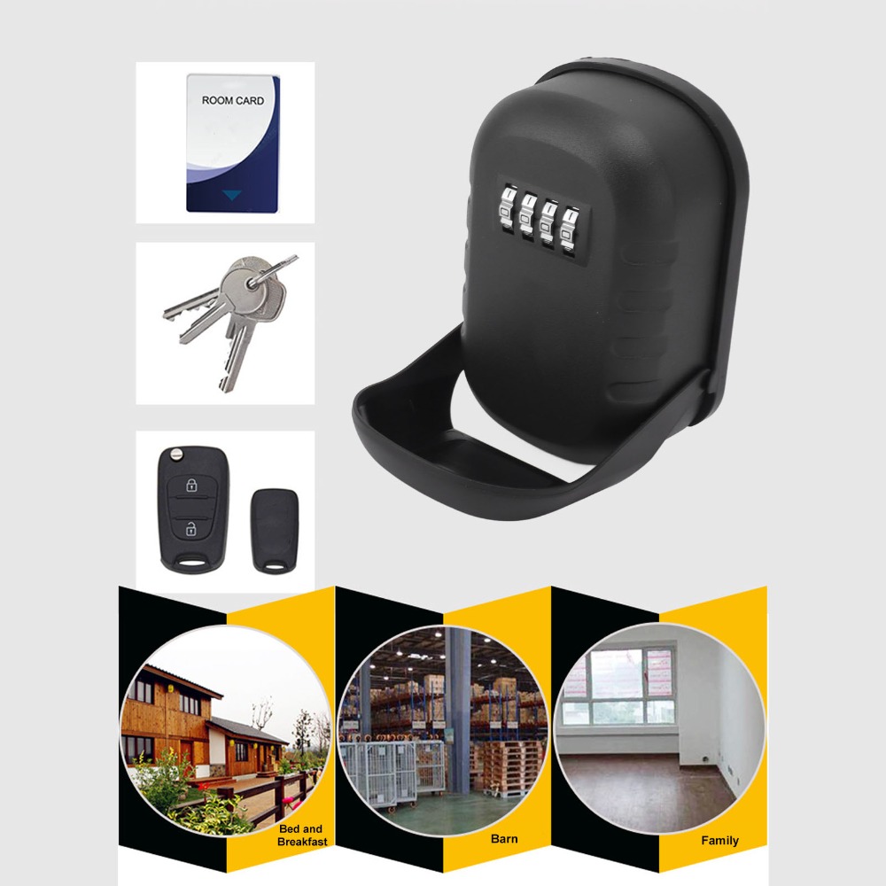 صندوق قفل مفاتيح أمني يثبت على - مراجعة Home Security Key Box وسعره