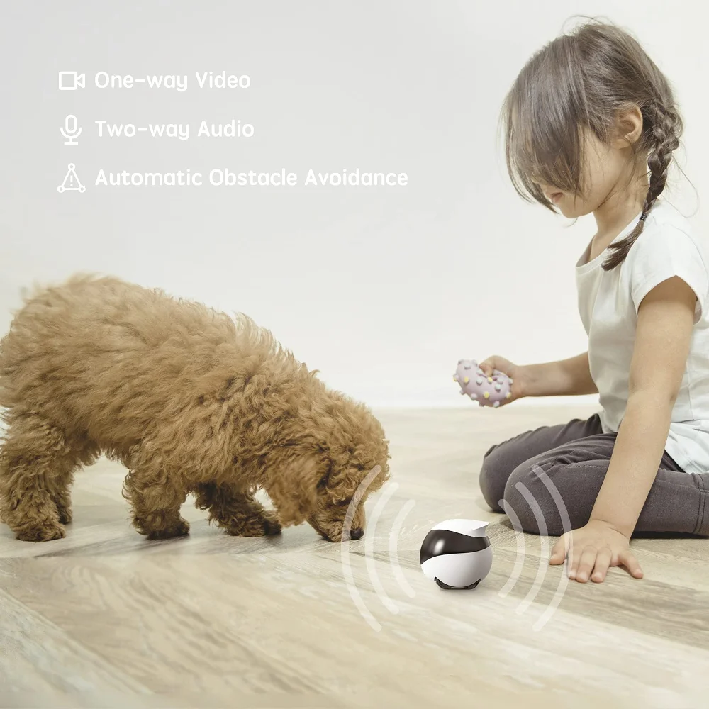 SE كاميرا روبوت للكلاب القط ال - مراجعة Home Security Robot Dog وسعره