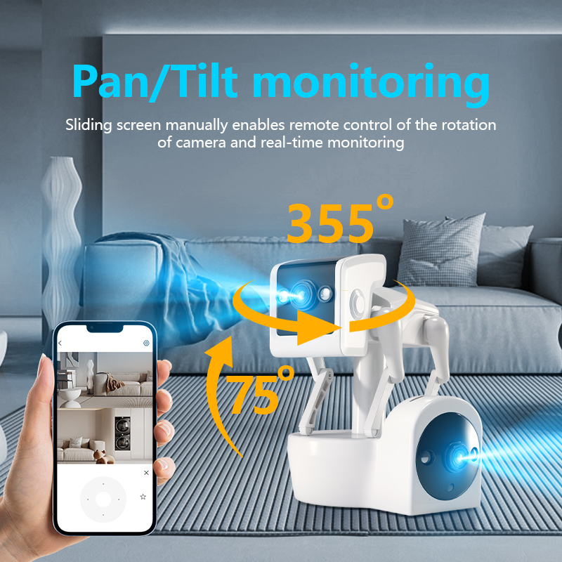 1080P 5G المزدوج عدسة روبوت ال - مراجعة Home Security Robot Dog وسعره