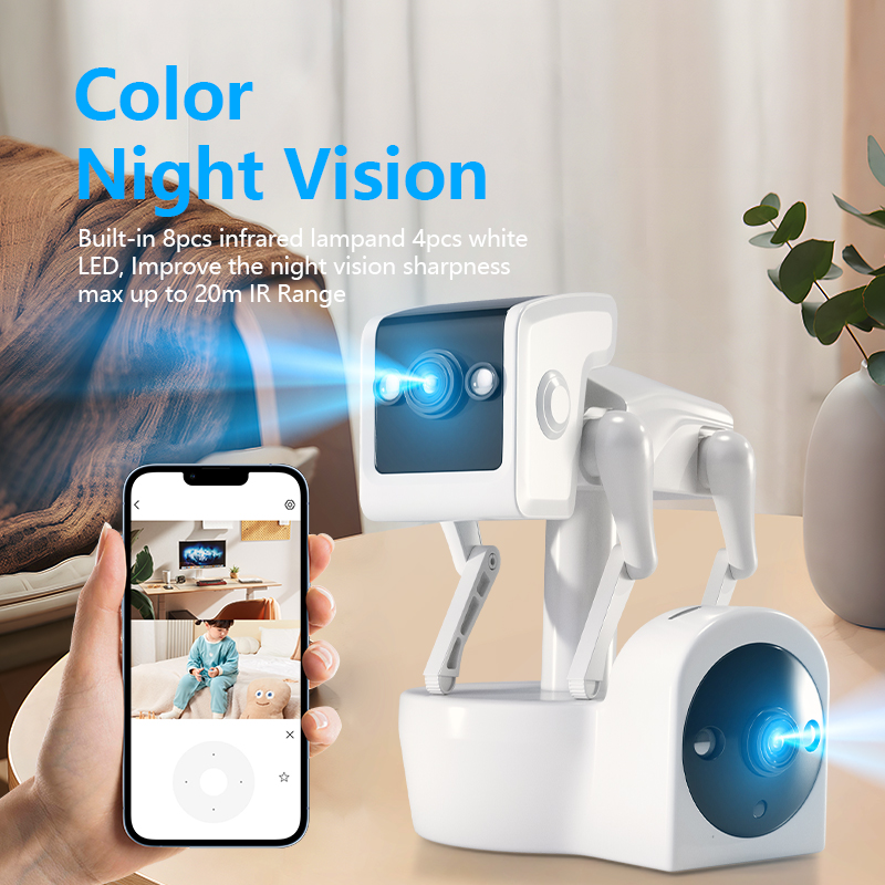 1080P 5G المزدوج عدسة روبوت ال - مراجعة Home Security Robot Dog وسعره
