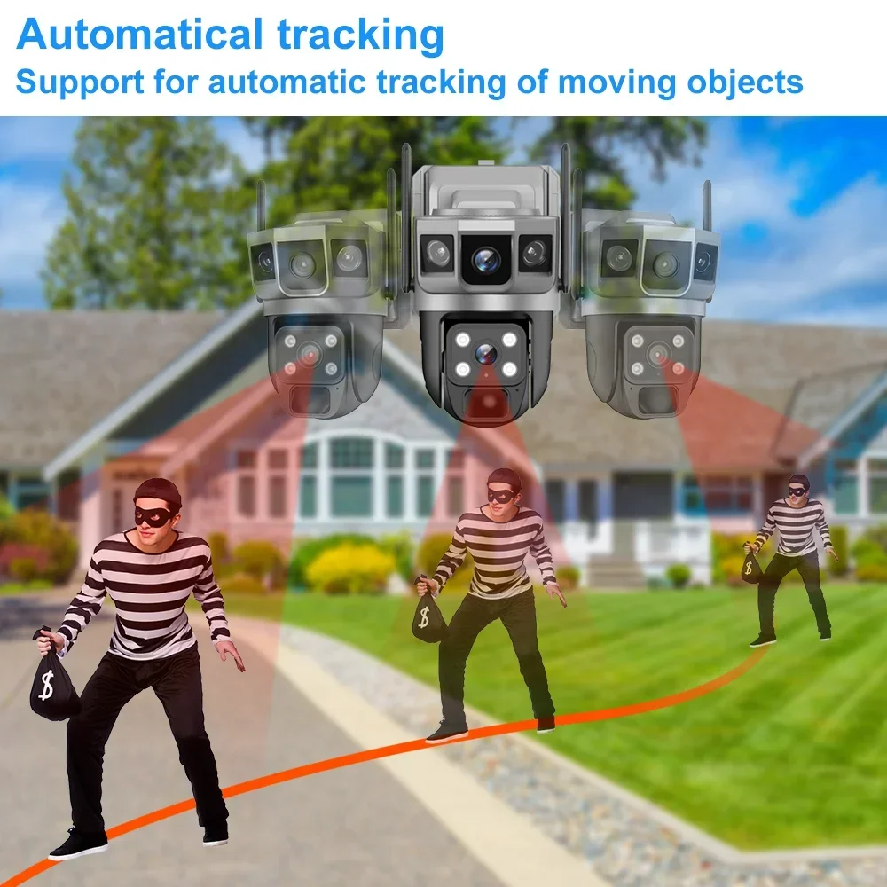 كاميرا V380 بدقة 4K مع 3 شاشات - مراجعة Home Security News وسعره